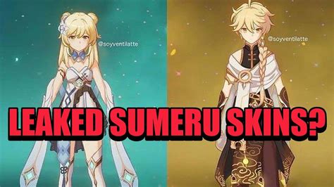 Leaked Sumeru Skins Coming To Genshin Impact Youtube