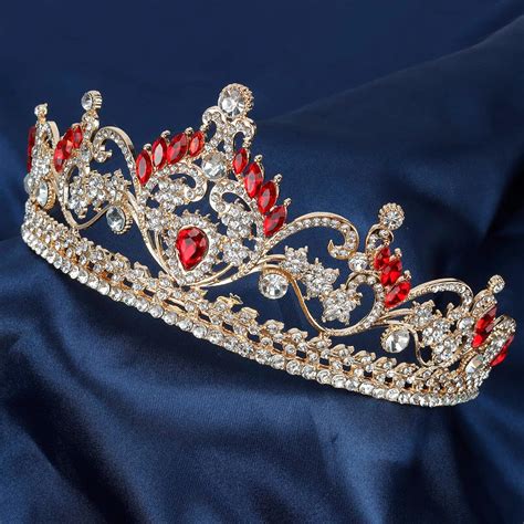 Crowns For Women Red Queen Crown Gothic Baroque Philippines Ubuy