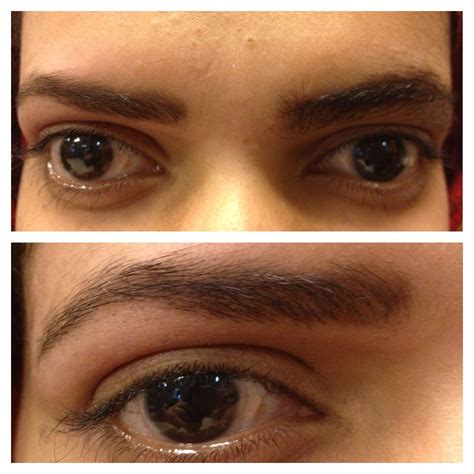 Eyebrow Threading Before And After By Raghad Threading Eyebrows Brow