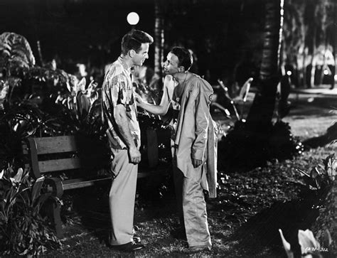 Montgomery Clift And Frank Sinatra Talk In A Still From The Film From Here To Eternity 1953