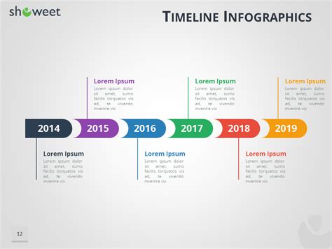 Free Simple Timeline Template For Powerpoint Free Pow