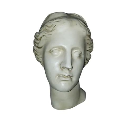 Vintage Aphrodite Venus Roman Goddess Bust Head Statue Sculpture