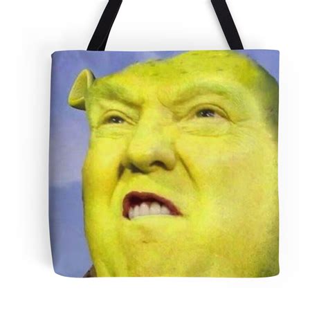 Donald Trumpshrek Meme Tote Bags By Balzac Redbubble