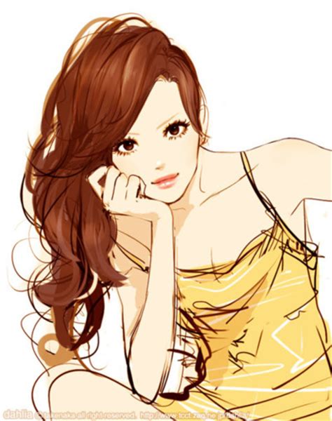 Drawing Girl Illustration Pretty Image 113465 On