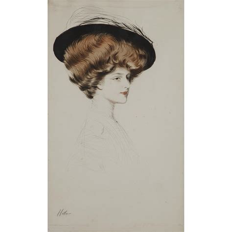 Lot Paul CÉsar Helleu 1859 1927 Portrait De Femme