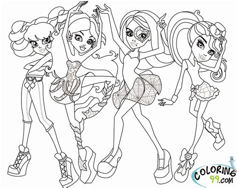 Rainbow High Dolls Printable Coloring Pages Printable Templates