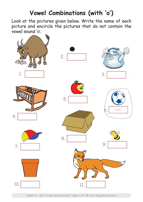 Vowels And Consonants Worksheets I Pre Primary Classes Key2practice