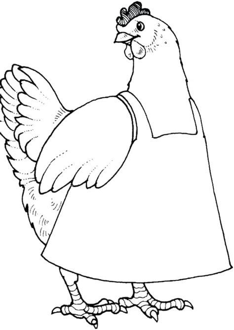 Free Easy To Print Chicken Coloring Pages Tulamama