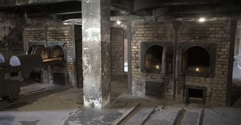 Cremation Oven Room At Auschwitz Holocaust Concentration Camps