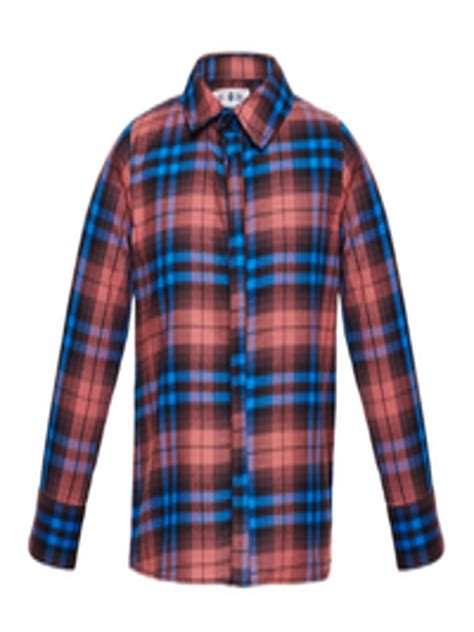 Buy Oxolloxo Boys Multicoloured Regular Fit Checked Casual Shirt