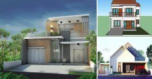 model  denah rumah minimalis modern    lantai