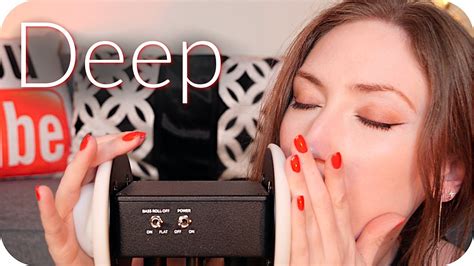 Asmr Deep Ear Breathing And Ear Attention ♥️ No Talking Calming Sounds For Sleep And Anxiety