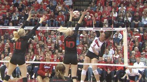 Huskers Make It Two In A Row Sweep Rutgers