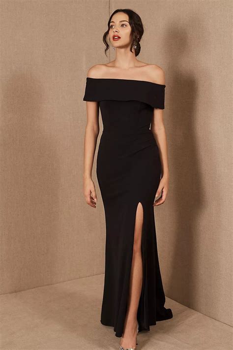 bhldn delice dress in 2021 black bridesmaid dresses black tie wedding guest dress elegant