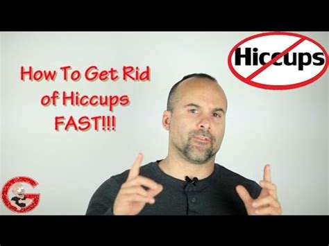 There are numerous home cures for hiccups. How to get rid of Hiccups FAST!!! - YouTube