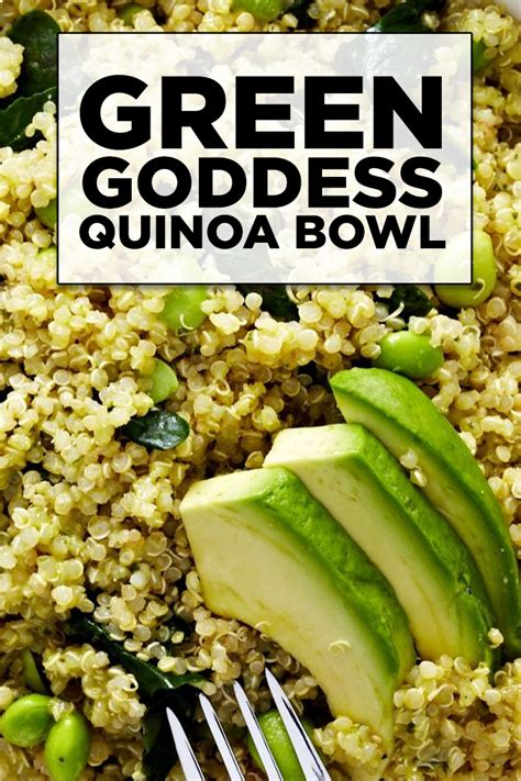 Green Goddess Quinoa Salad Recipe — Bite Me More Recipe Quinoa