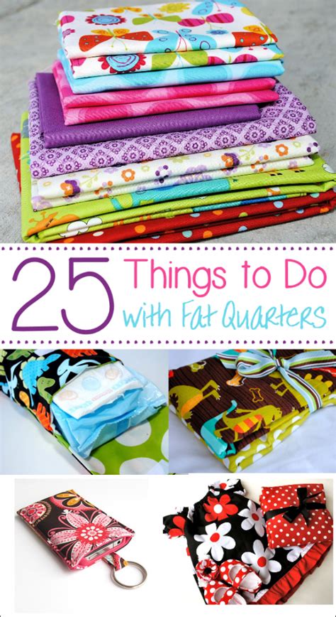 Things to make with le0000000gos. 25 things to do with Fat Quarters - Crazy Little Projects
