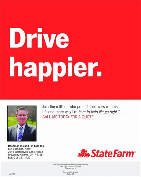 Drive Happier Lee Bachman Agent State Farm