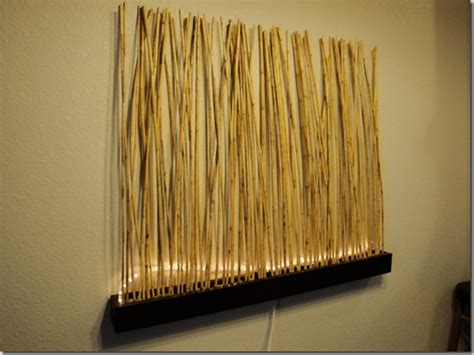This amazing decoration is made of bamboo sticks. Infuse An Asian Vibe With DIY Bamboo Wall Decor ...