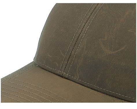 Baseball Waxed Cotton Army Green Adjustable Stetson Caps