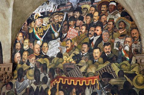 Mural De La Historia De México Por Diego Rivera En El Palacio