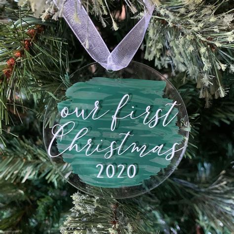 Acrylic Ornaments Christmas Ornaments Personalized Etsy