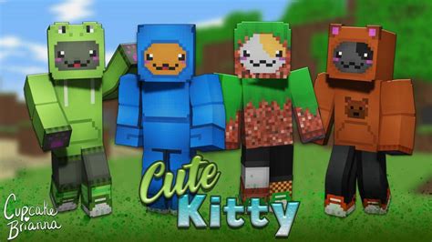 Cute Kitty Hd Skin Pack By Cupcakebrianna Minecraft Skin Pack