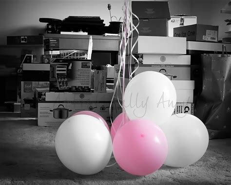 Artistically Amy Color Splash Sunday Pink Balloons