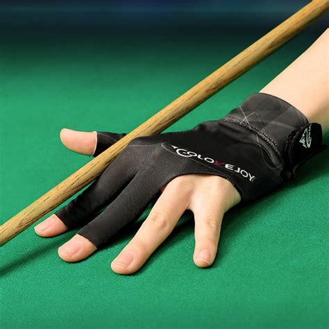1Pcs 3 Fingers Pool Gloves Billiards Left Hand Shooters Snooker Cue