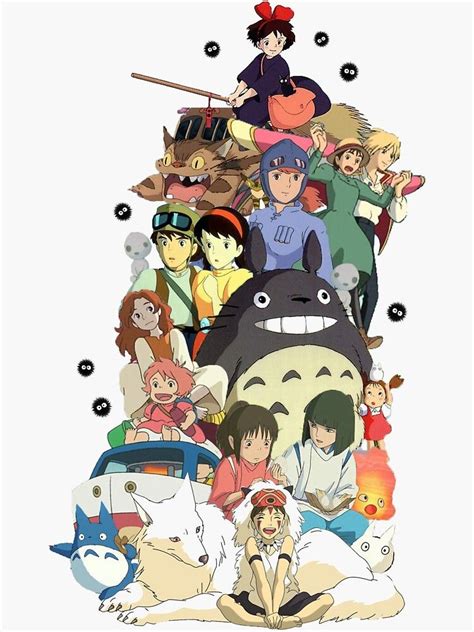 Ghibli Stickers Unique Designs By Independent Artists