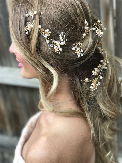 Hair Vine Wedding Bridal Hair Vine Bridal Crown Wedding Hair Pieces