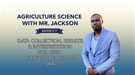 Data Collection And Results For Csec Agriculture Science Sba Youtube
