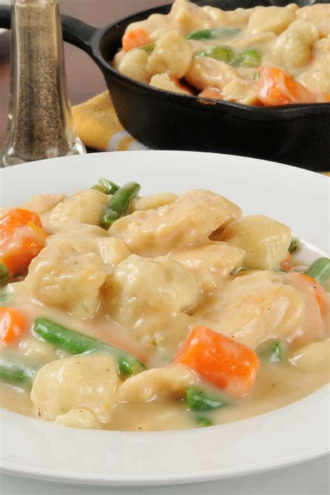 Easy Chicken And Dumplings With Biscuits Izzycooking