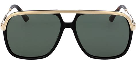 gucci men s gold black modern pilot sunglasses gg0200s 001 made in japan 889652093451 ebay