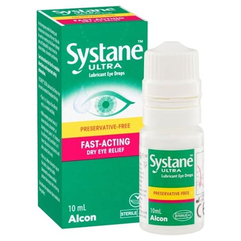 Systane Ultra Preservative Free Fast Acting Dry Eye Relief Lubricant