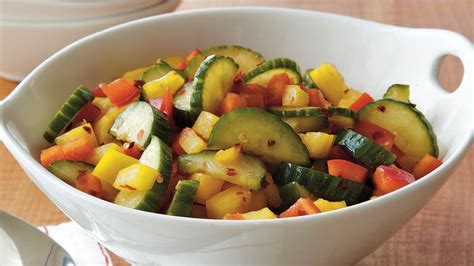 Cucumber Pepper Salad Recipe