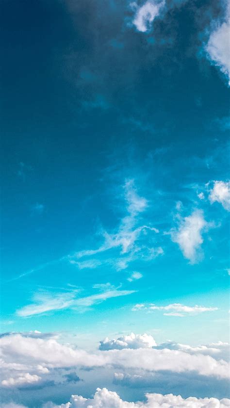 Sky Cloud Fly Blue Summer Sunny Iphone Wallpapers Free Download