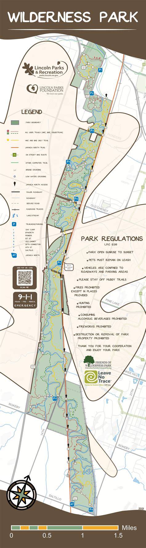 Friends Of Wilderness Park Explore Trail Map And Access