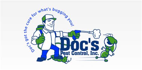 For my name ideas, i focused on creating names that appeal to customer values using words like: Doc's Pest Control | LogoMoose - Logo Inspiration