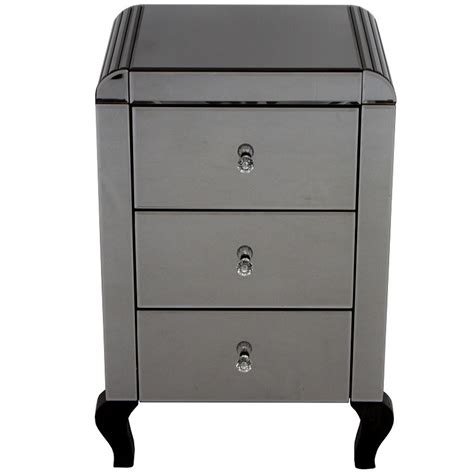 Explore 17 listings for retro bedside tables uk at best prices. Smokey Mirrored Bedside Table - Contemporary & Modern ...