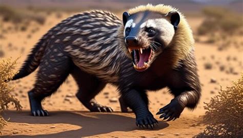 Honey Badger Vs Hyena Simply Ecologist