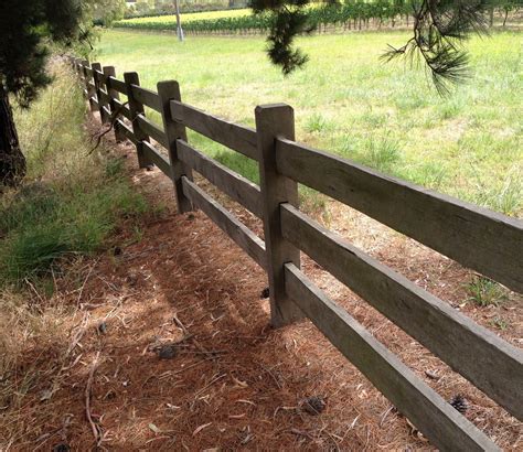 Post And Rail Timber Fencing Country Farm Fencing Installed