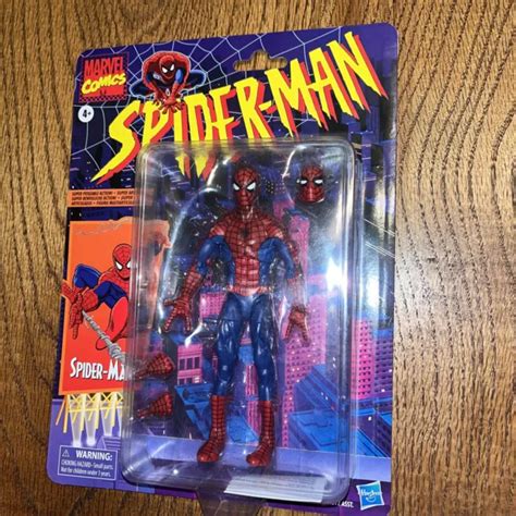 Marvel Legends Spider Man Retro Series Spider Man Hasbro Wave 1 2020