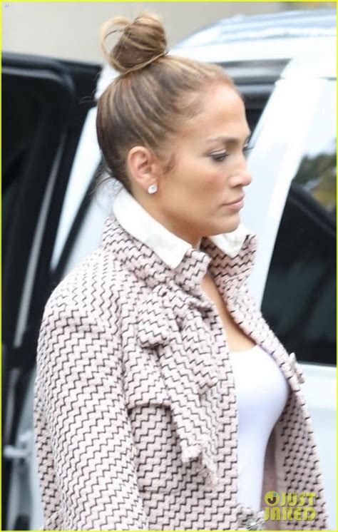 Jennifer Lopez Sports Knit Suit For Morning Meeting Photo 4249972 Jennifer Lopez Photos