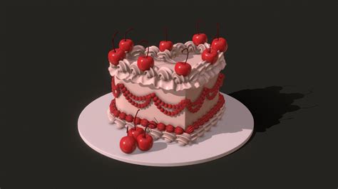 Cake Download Free 3d Model By Neos Nelia Neosnelia [0fda1c7] Sketchfab