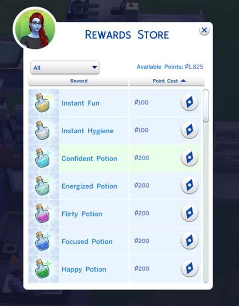 The Sims 4 Rewards Store Guide Potions Bonus Traits And More Levelskip