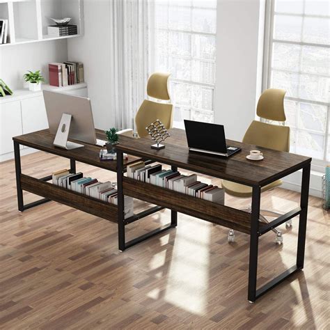 Tribesigns Double Computer Desk 9448 Inches Two Person