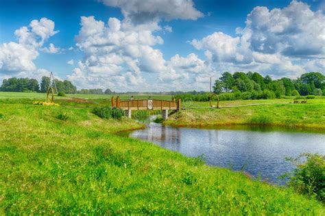 Latvian Country Side Landscape View Stock Image Image Of Country