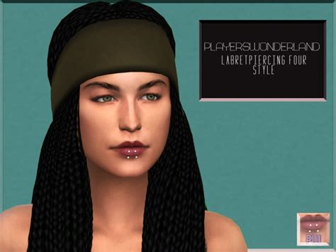 Labret Piercing At Pws Creations Sims 4 Updates