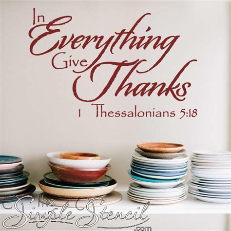 In Everything Give Thanks 3 Gratitude Wall Quotes Creative Etsy